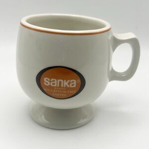 Vintage Sanka Coffee Mug Cup 8 Oz Decaffeinated